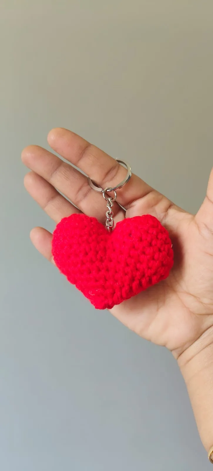 3D Heart Keychain