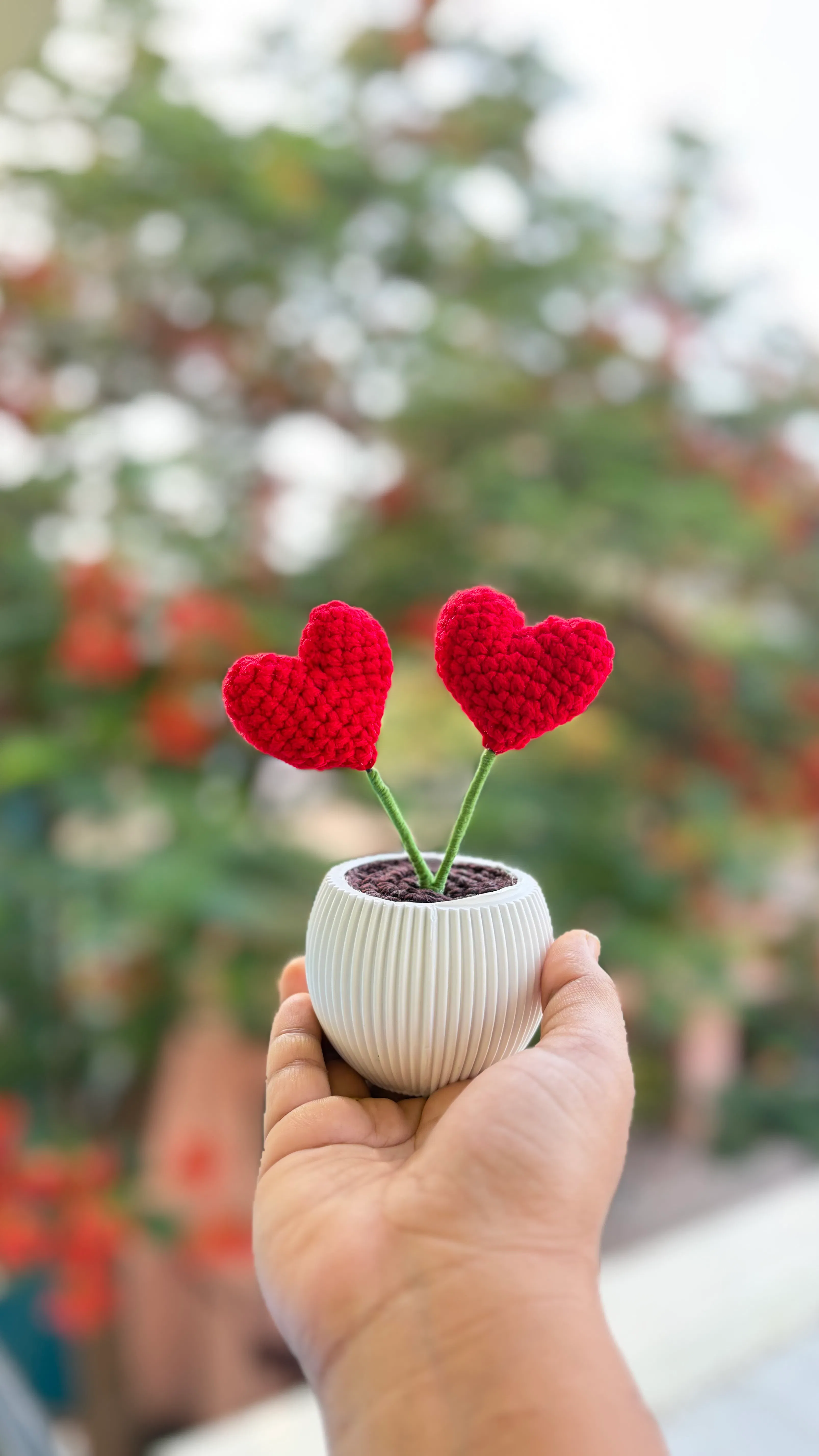 Dual heart pot (Small)