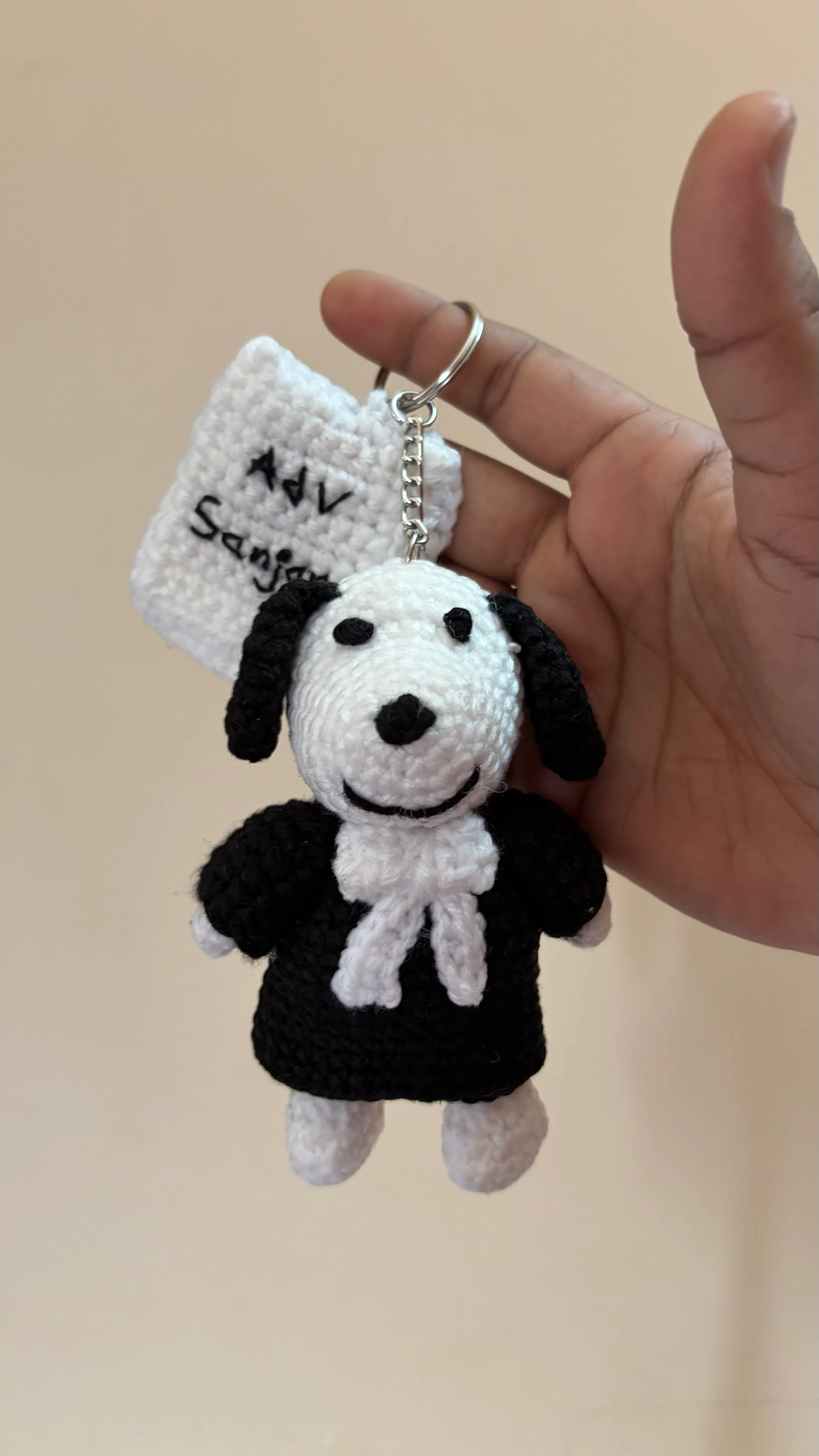 Snoopy with name tag