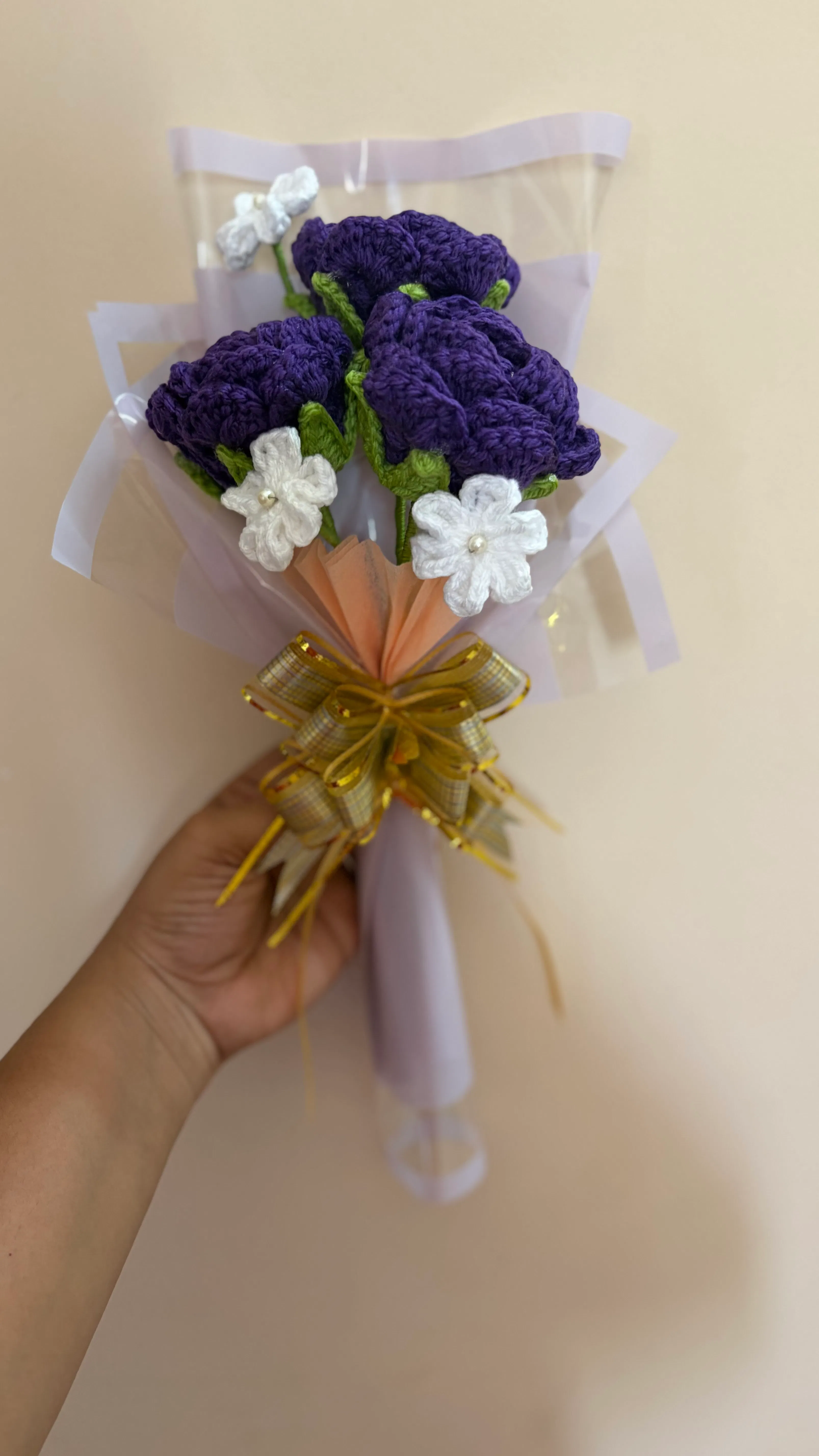 Purple Trirose Bouquet